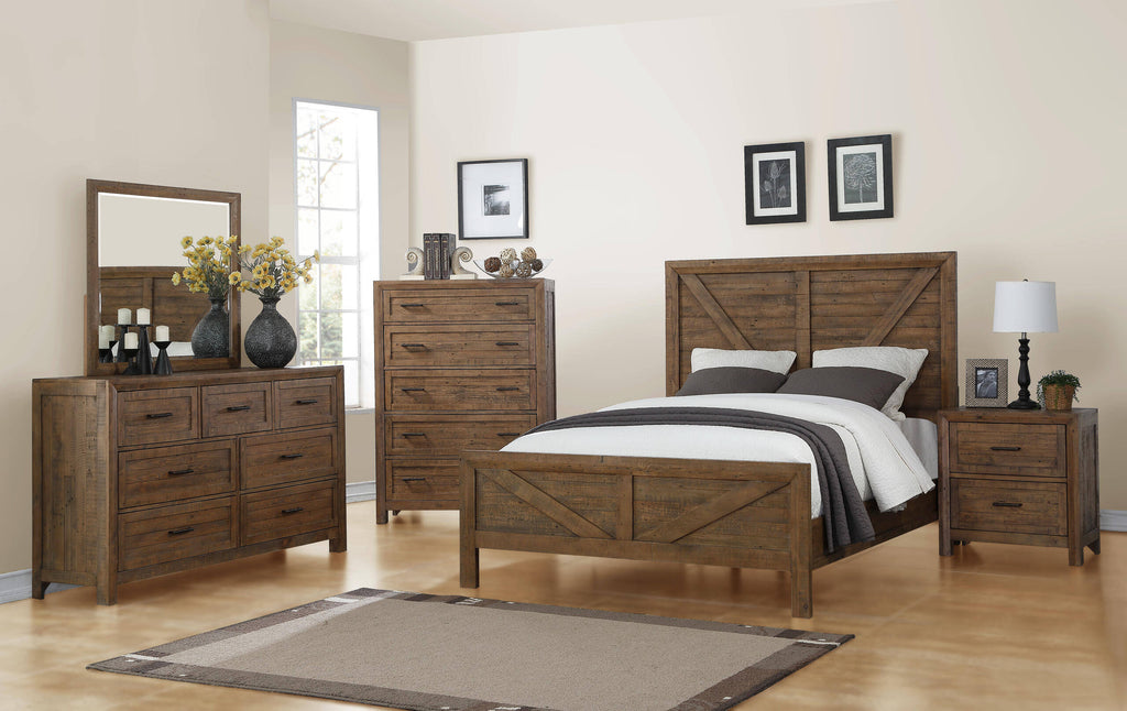 King Panel Bed R999