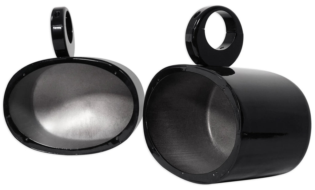 6x9 Black Aluminum Wakeboard Tower Speaker Pod Enclosures G288