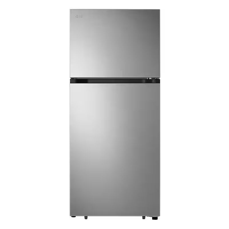28 in. 18 cu. ft. Top Freezer Refrigerator in Stainless Steel J156649