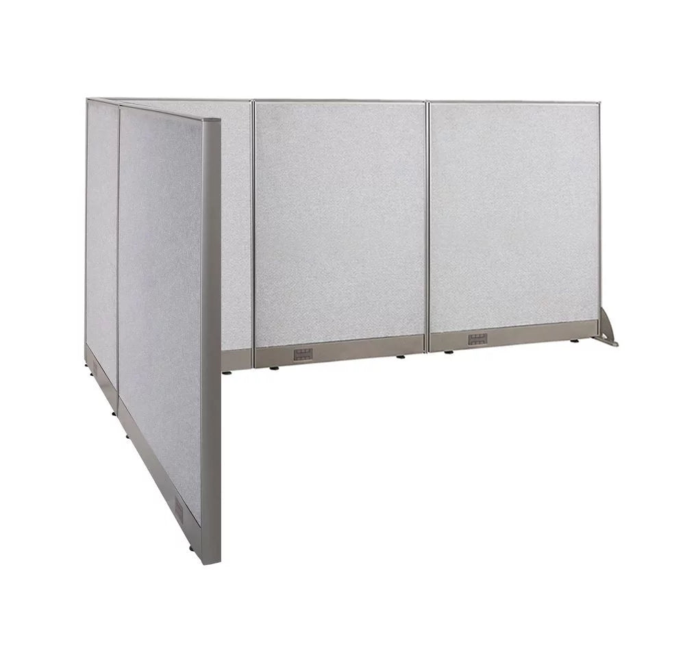L-Shaped Freestanding Office Partition E540373