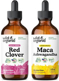 Red Clover Tincture 4 fl oz & Maca Ashwagandha Tincture 4 fl oz D75157