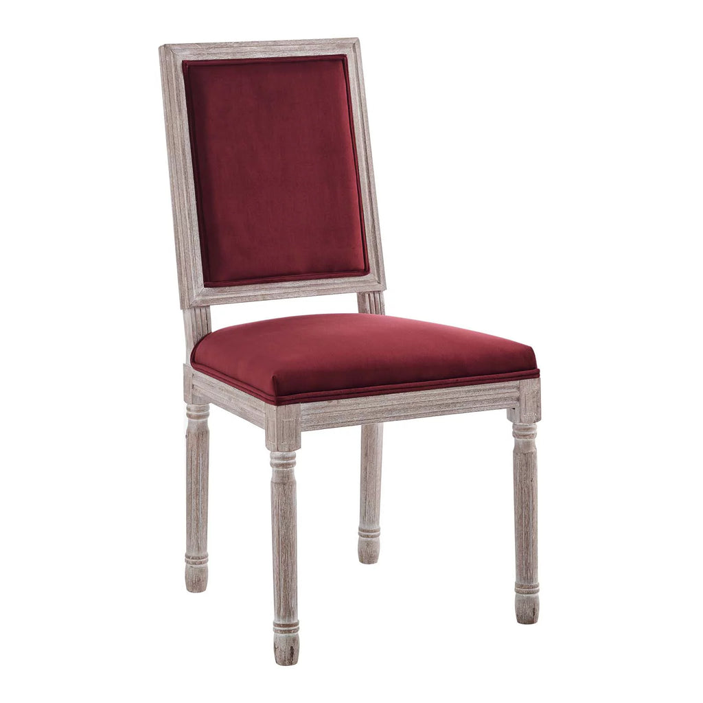 Vintage Velvet Dining Side Chair P15896