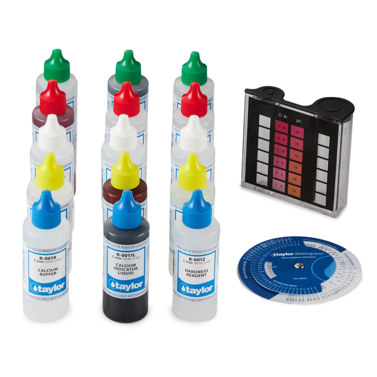 Swimming Pool Bromine Chlorine pH Test Kit T6690