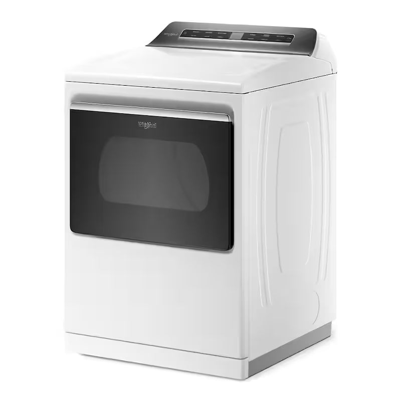 White 7.4 cu. ft. Electric Dryer with Steam T878071