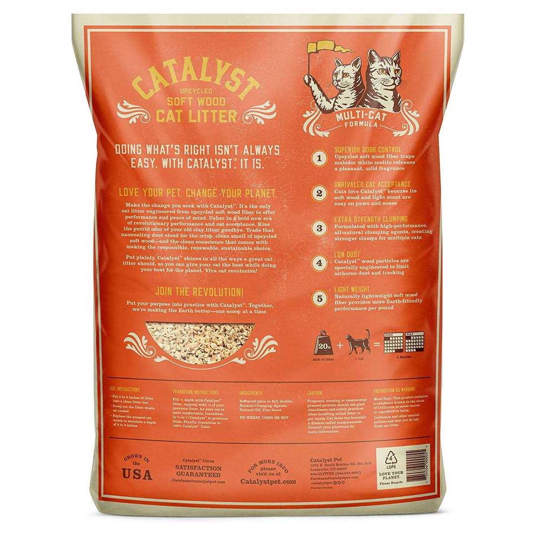 Catalyst Cat Litter Soft Wood F15125