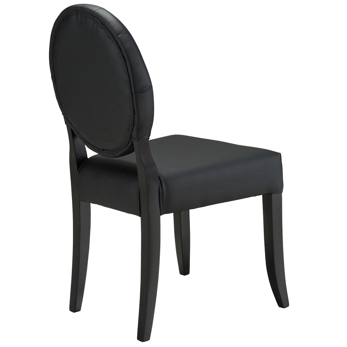 Black Vinyl Dining Chair N34712