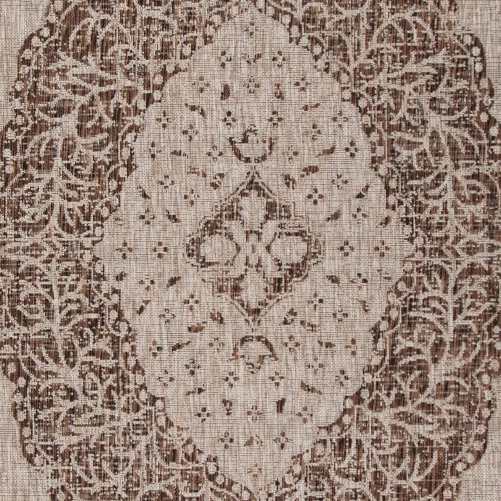 Light Beige Light Brown Courtyard Rug Y3208