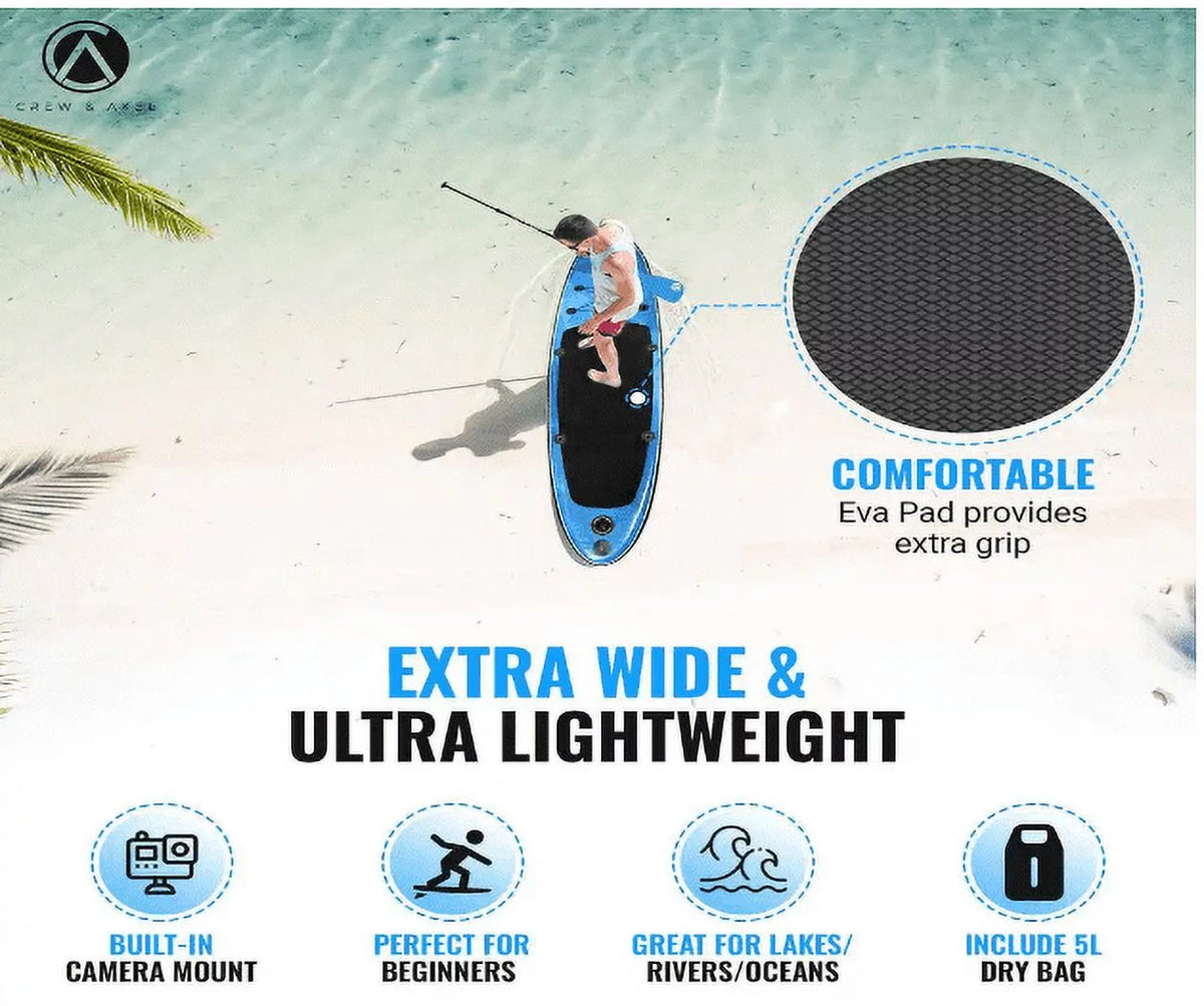 Inflatable Stand Up Paddle Board Non Slip SUP Blue B67567
