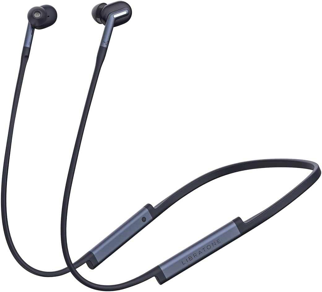Wireless Neckband Sport Headphones with Active Noise Cancelling, Bluetooth 5.2, IP54 Sweat Resistant K943693