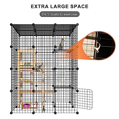 Outdoor Large Metal Wire Cat Playpen Kennel R51437