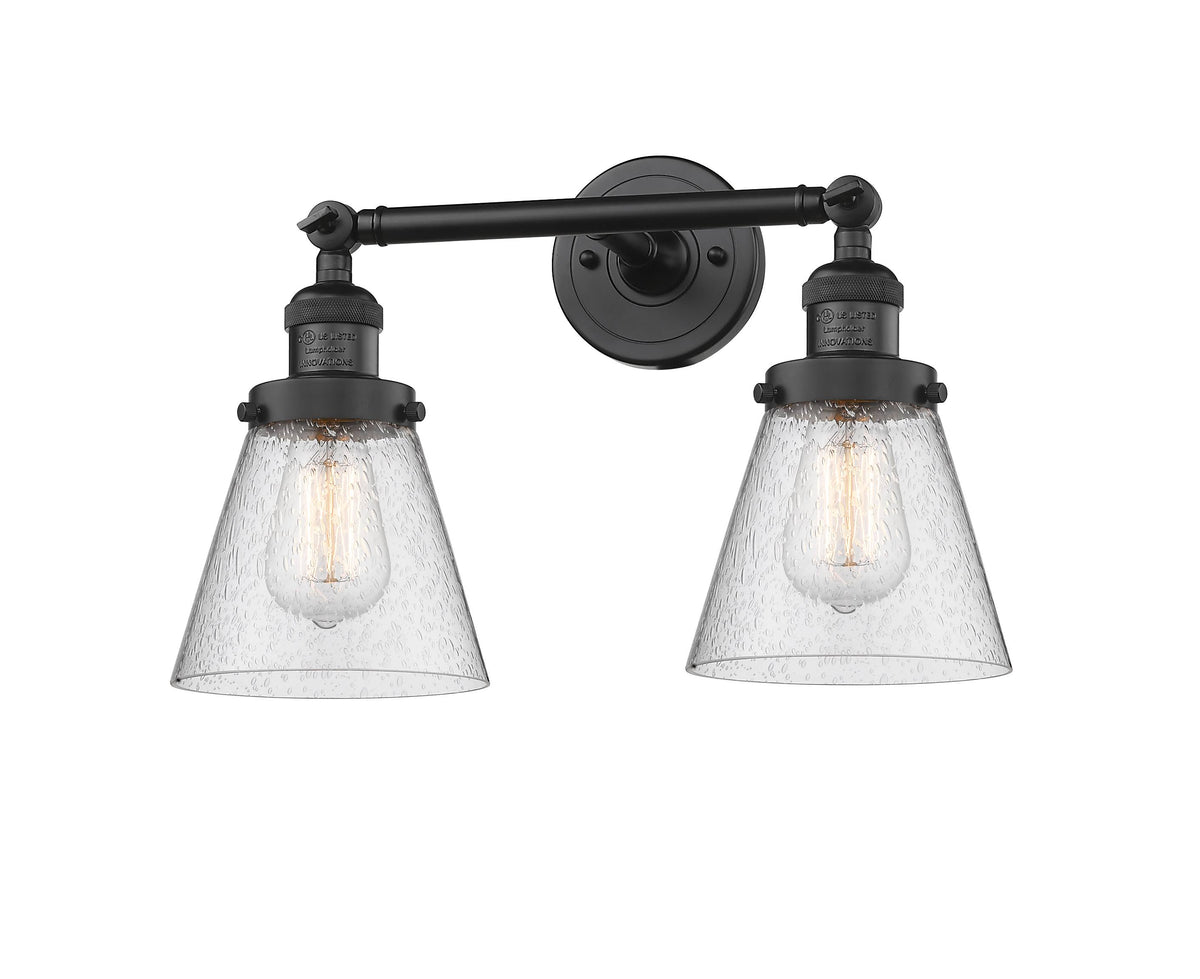 Small Cone 16 inch 2 Light Bath Y58060