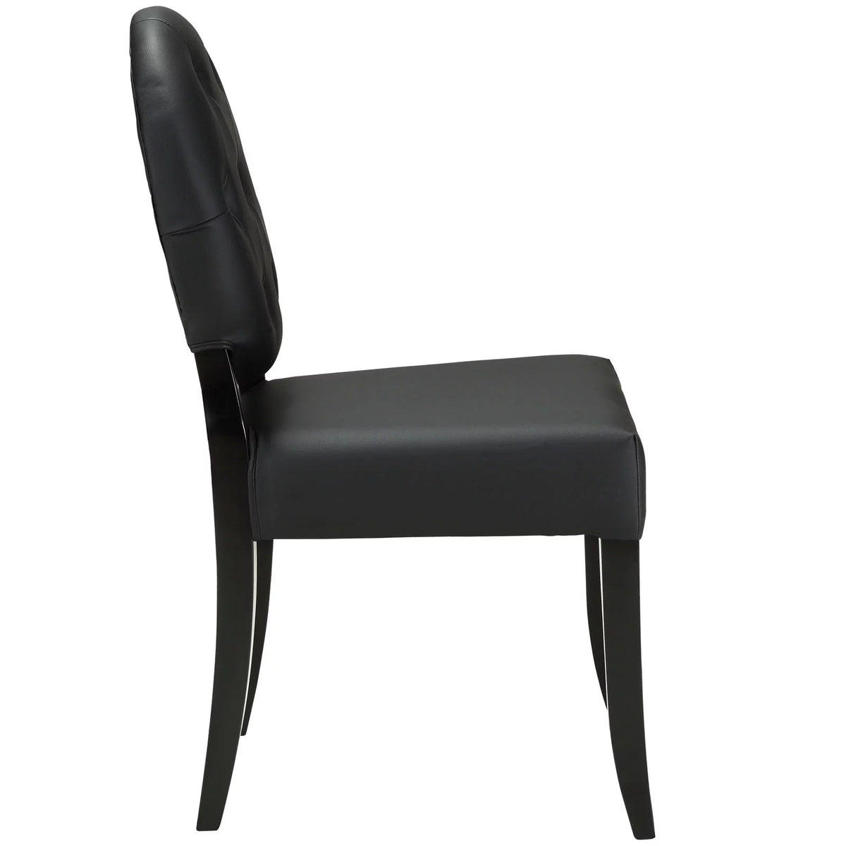 Black Vinyl Dining Chair N34712