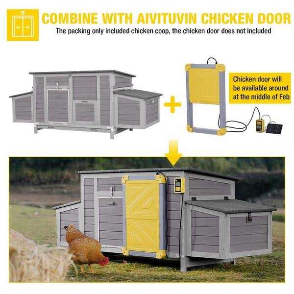 Wooden Chicken Coop for 2-4 Chickens A495