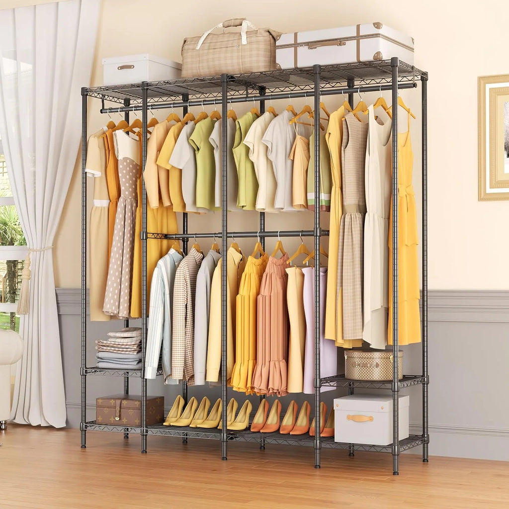 Freestanding Portable Wardrobe Closet Organizer S54520