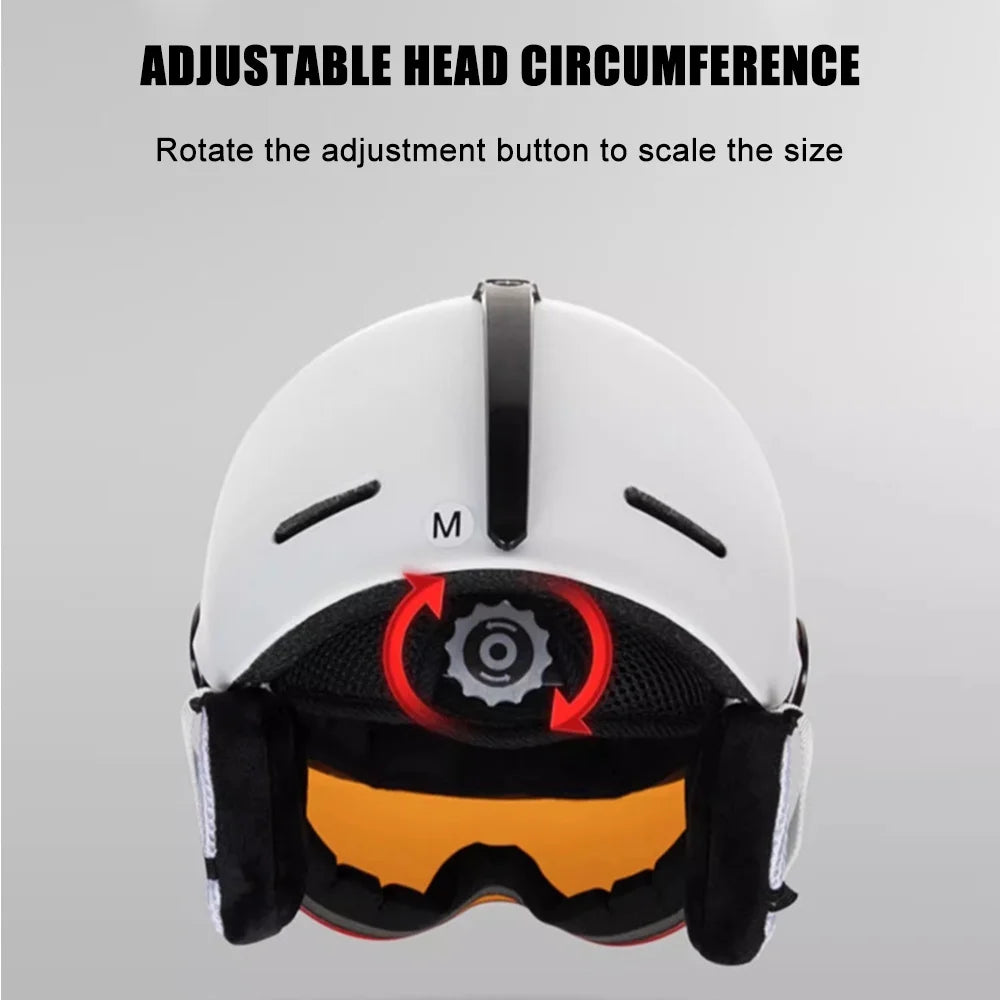 Skiing Helmet Winter Windproof Cycling Headgear Y3112