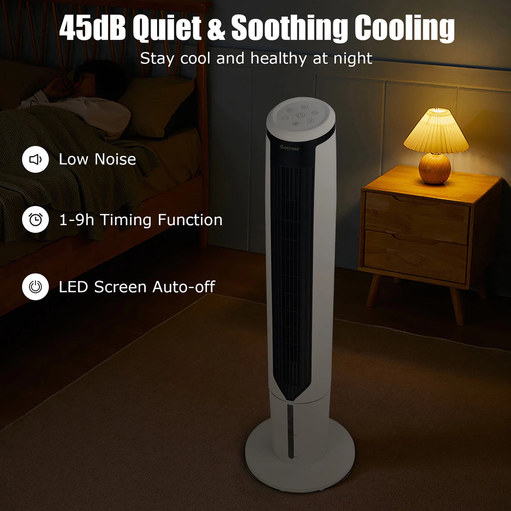 41'' Evaporative Air Cooler Oscillating Fan with Remote Control N991