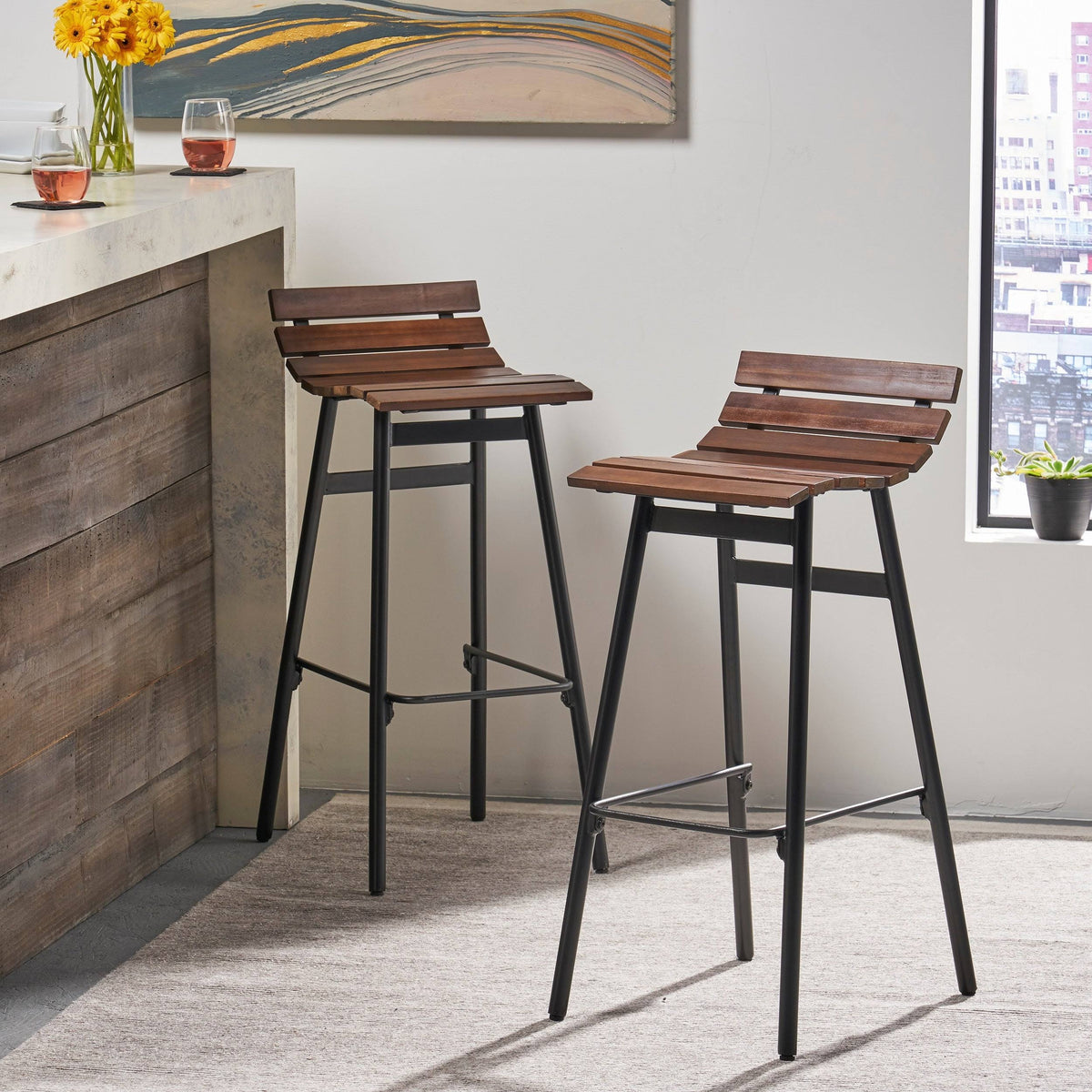 Barstool - Set of 2 F6519