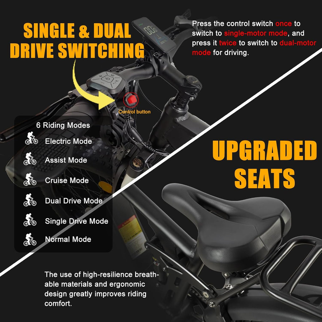 26" Fat Tire Electric Bike I998