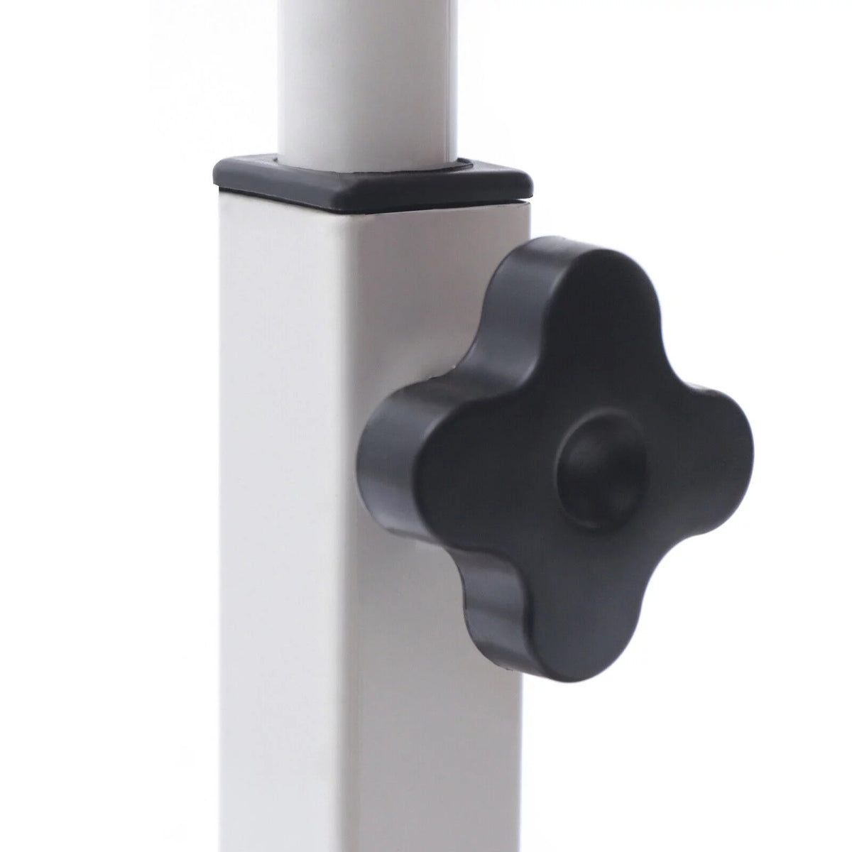 C Shaped End Table with Wheels L914344