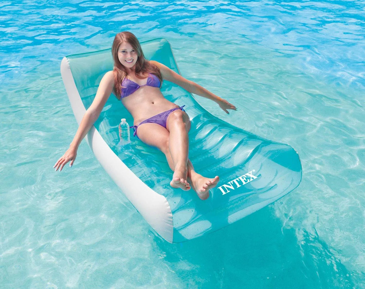 4 Pack Inflatable Pool Floating Raft with Cupholder Q5954