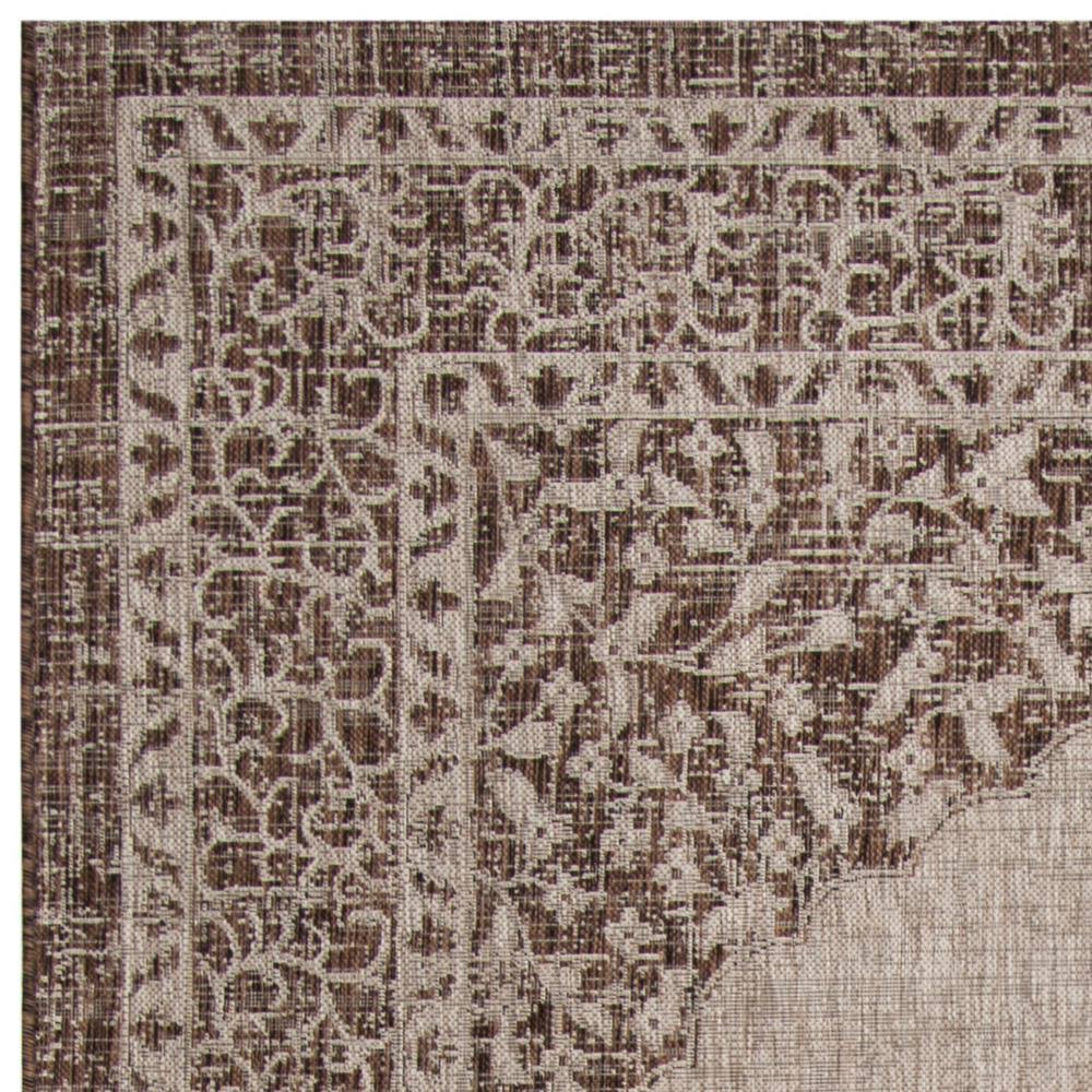 Light Beige Light Brown Courtyard Rug Y3208