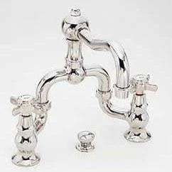 Matte White Bridge Bathroom Faucet M57864