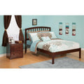 Twin Bed with Open Foot Rail Espresso Finish S293797
