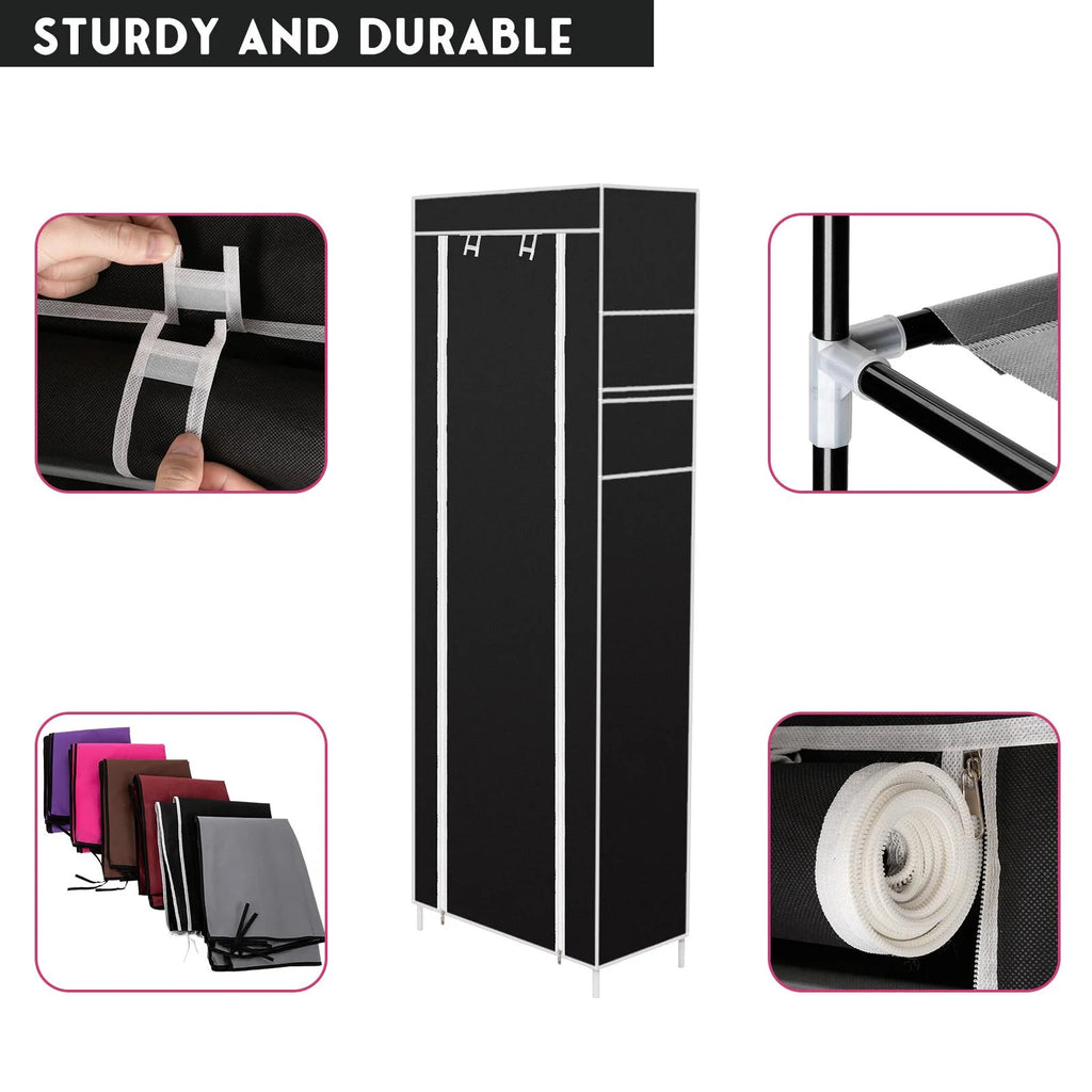 10 Tiers 9 Lattices Shoe Rack Storage Organizer Black K487026
