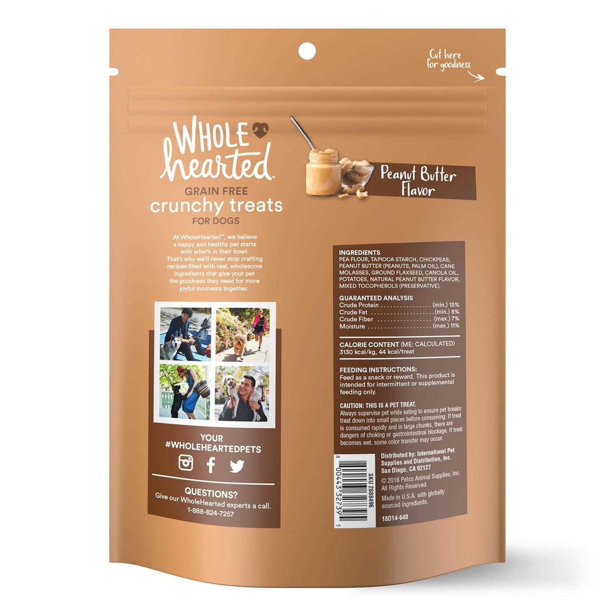 Grain Free Peanut Butter Dog Treats D4770