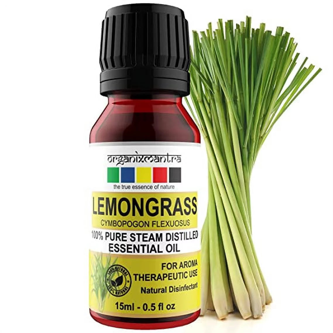 LemonGrass Essential Oil, 100% Pure Steam Distilled Natural (15ML) T110978