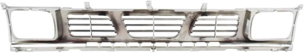 Chrome Shell Plastic Grille Assembly for Nissan Pick Up 1995 1997 S295