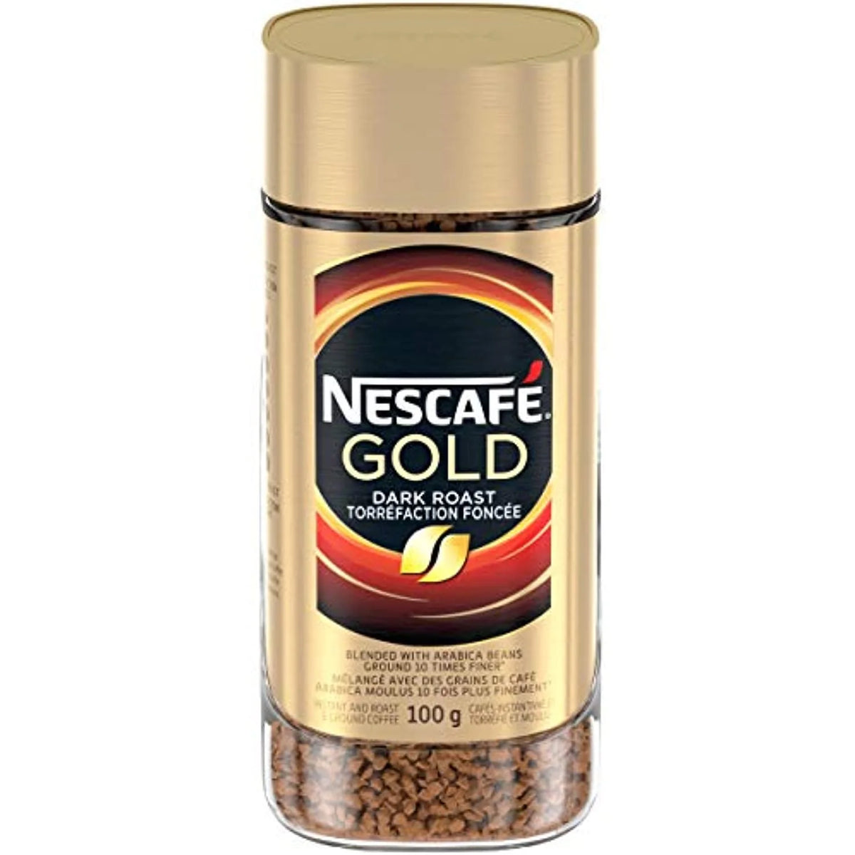 Dark Roast Instant And Roast & Ground Coffee, 100 G Jar T875570