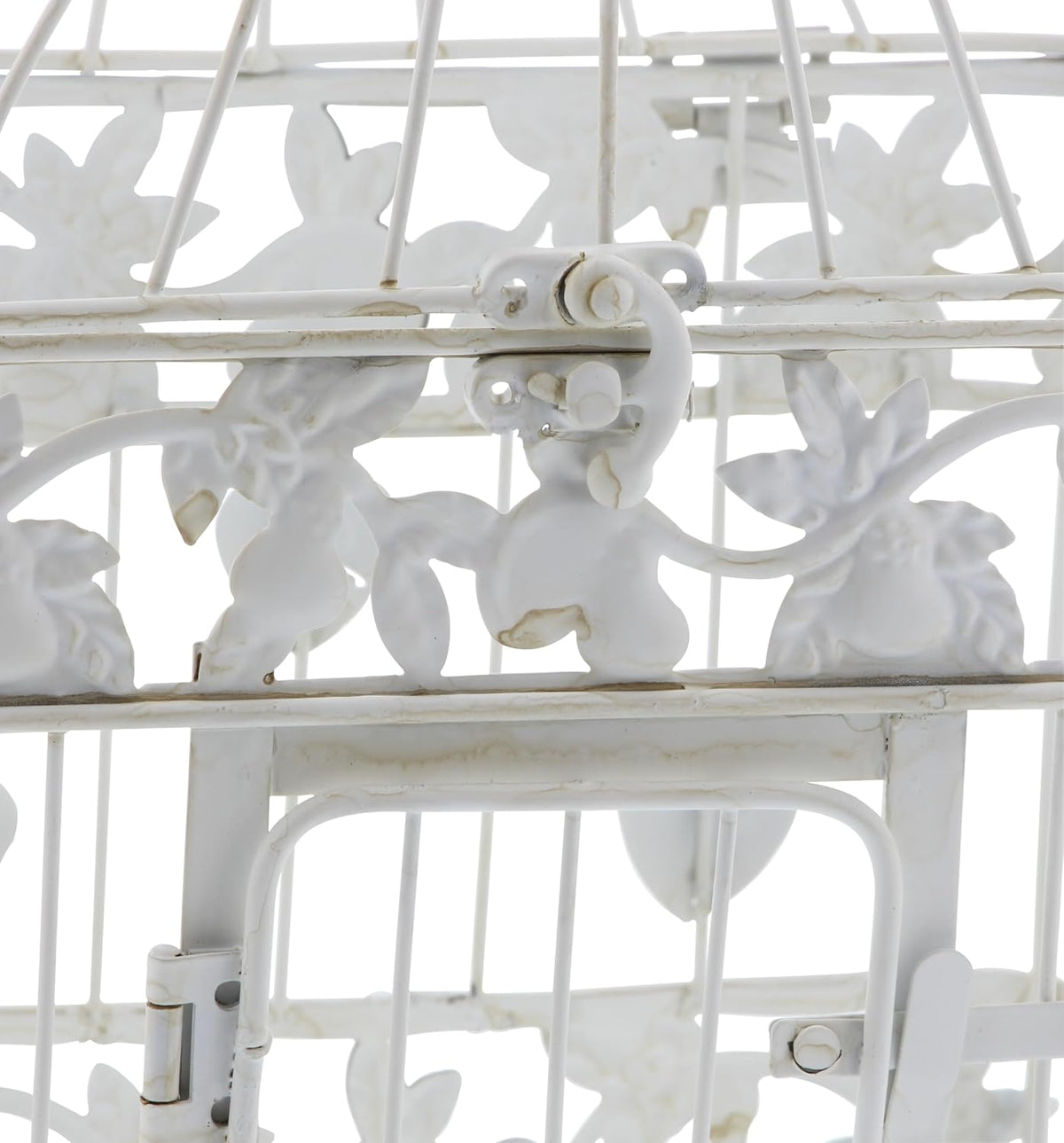 White Metal Birdcage Y86863