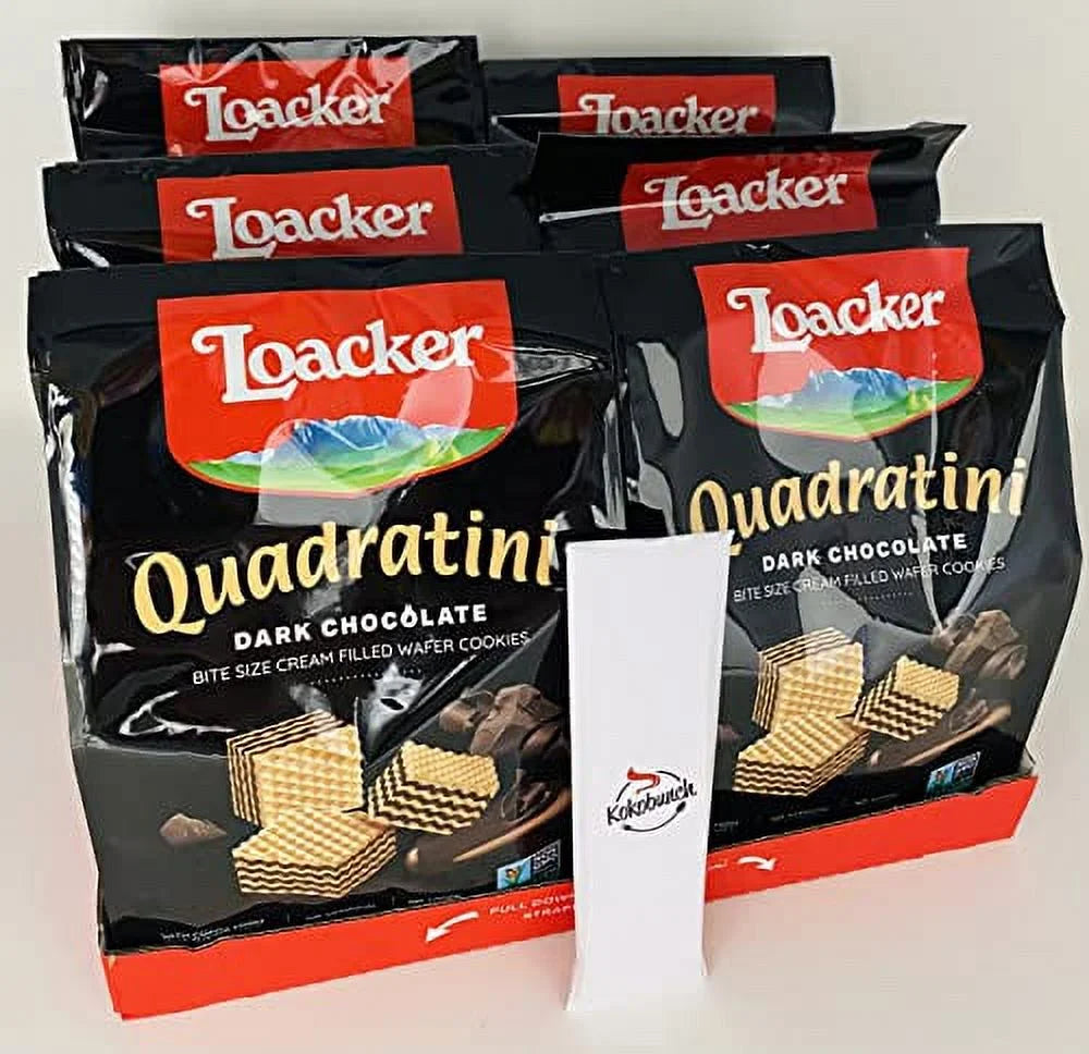 Dark Chocolate Filled Wafer Cookies 8.82 Oz T646