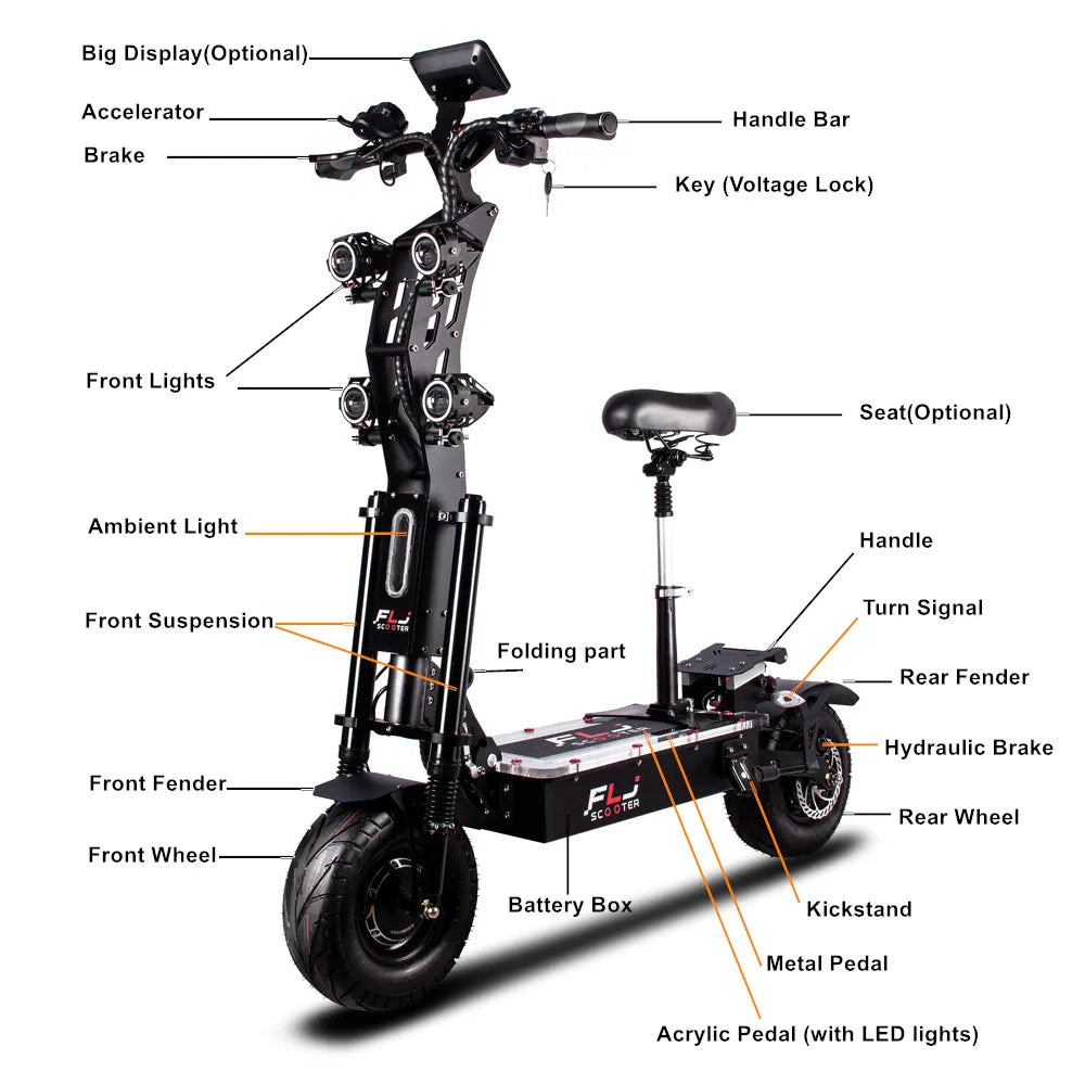 72V Electric Scooter L20920
