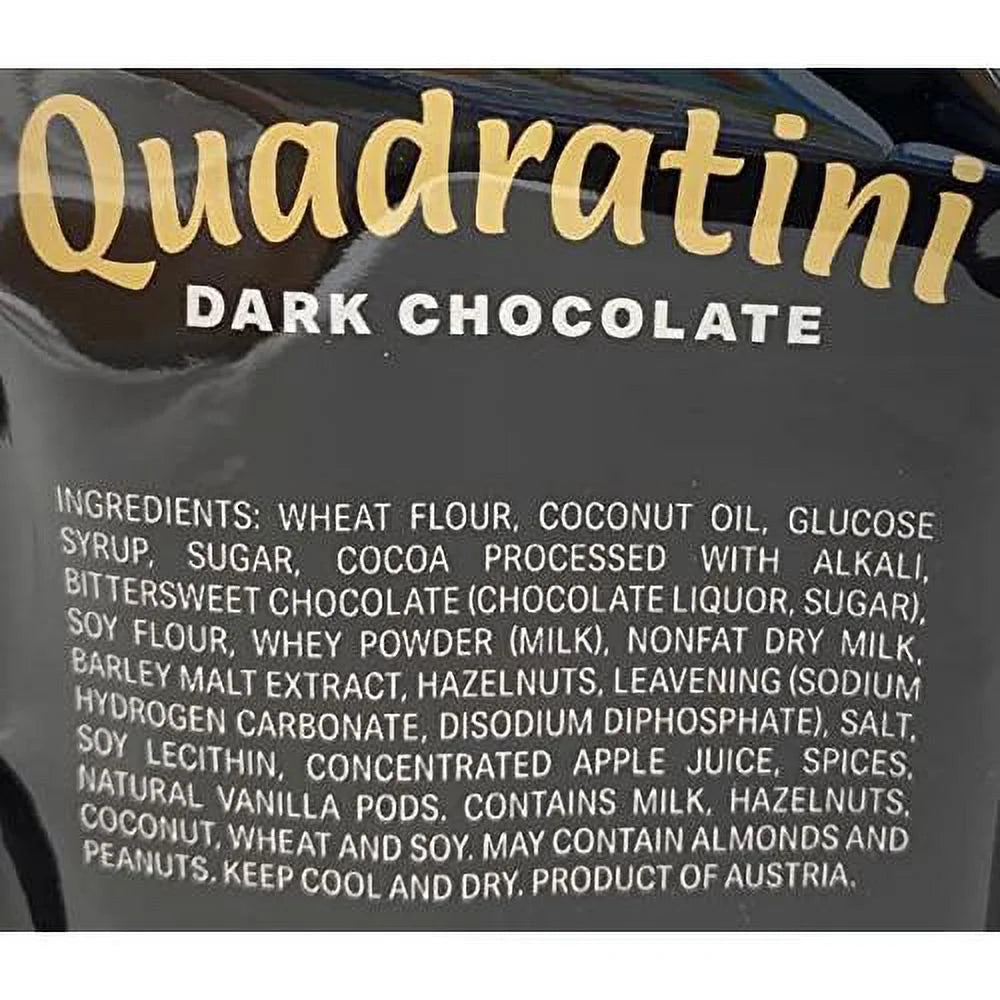 Dark Chocolate Filled Wafer Cookies 8.82 Oz T646