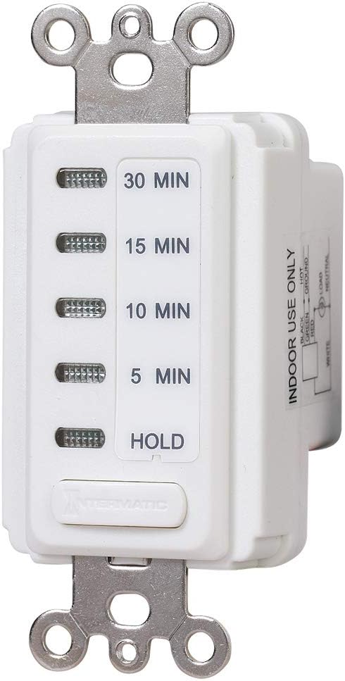 White Electronic Auto-Off Timer 5/10/15/30 Minutes J487548