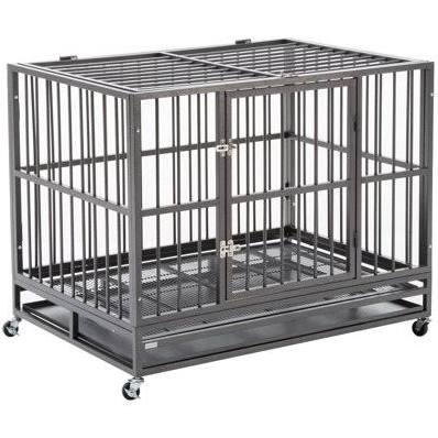 42 inch Heavy Duty Metal Dog Cage Kennel N82362