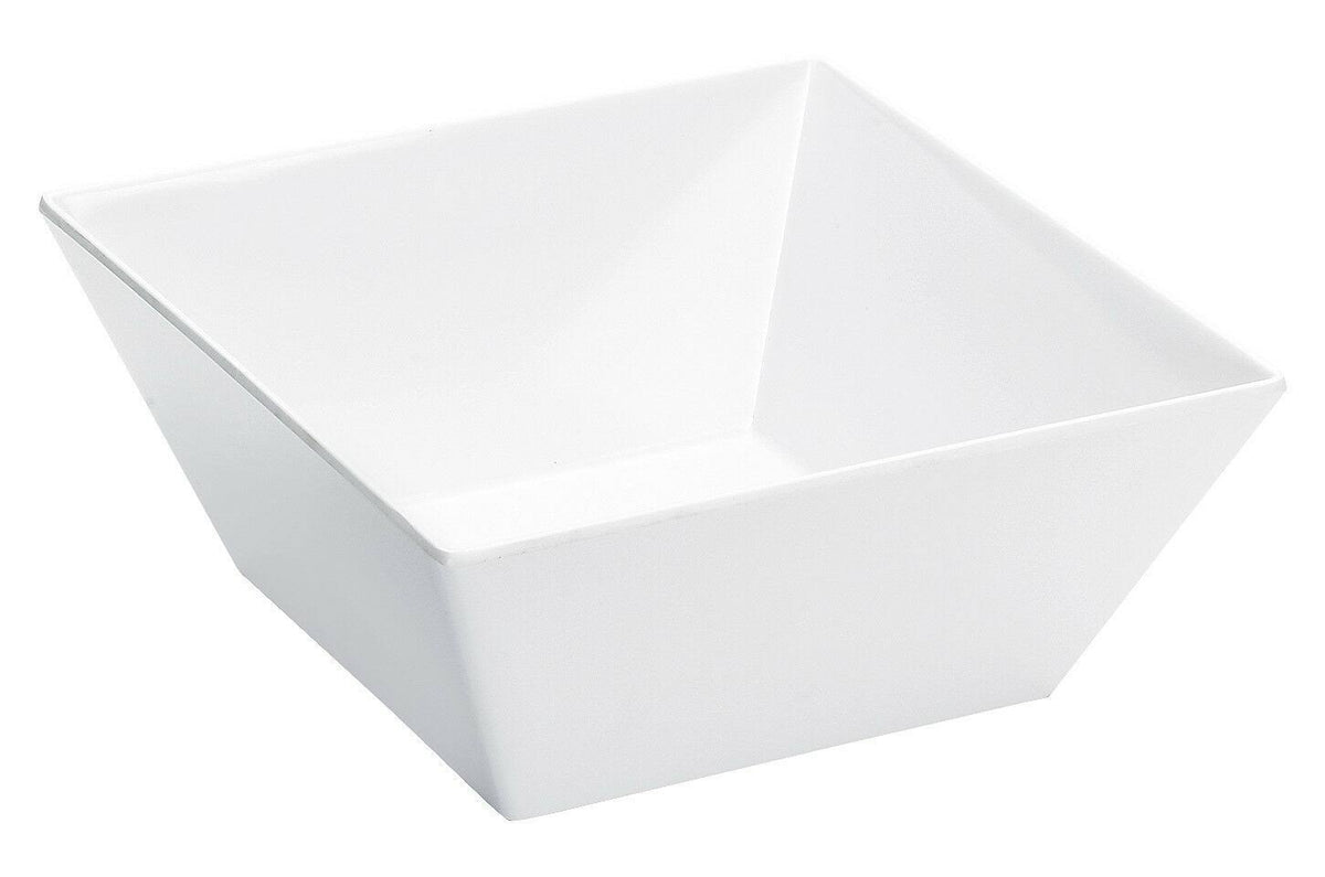 Large Square White Melamine Bowl D159926