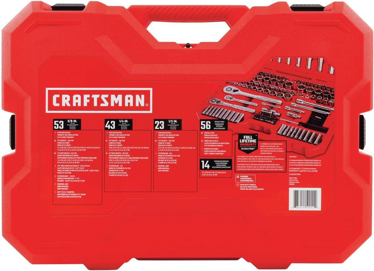 189-Piece SAE Metric Mechanics Tool Set X992713