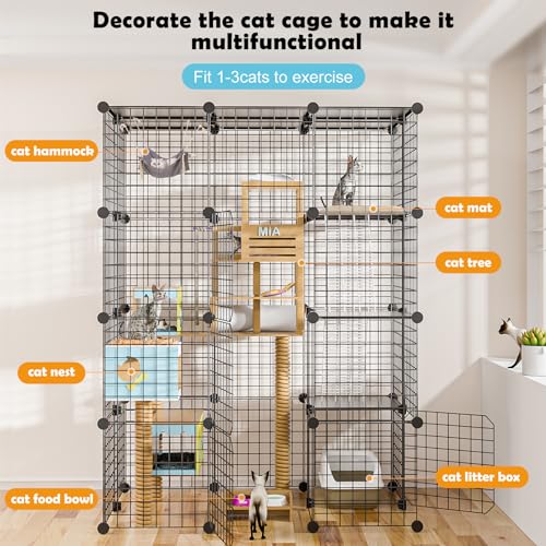 Outdoor Large Metal Wire Cat Playpen Kennel R51437