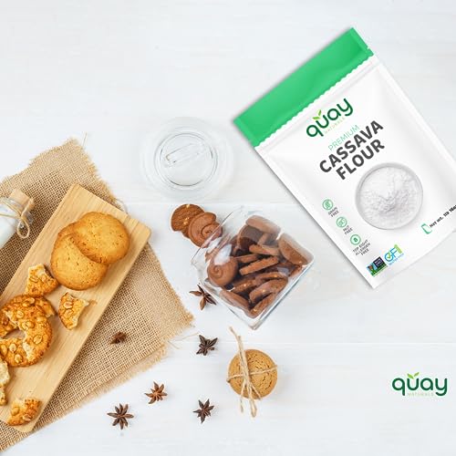 Cassava Flour (1 lb) - Gluten Free & Grain-Free Flour - Non-GMO, Made from 100% Yuca Root Q148836