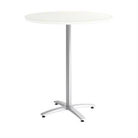 36 inch Round Silver Mesh Laminate Bistro Height Table F539