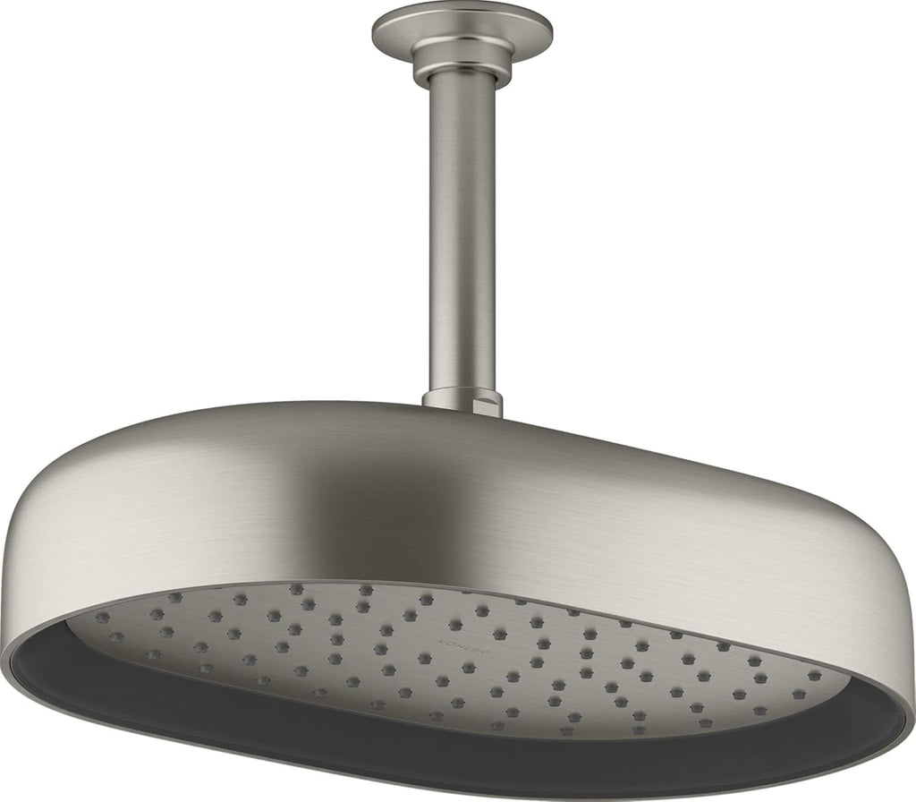 Matte Black Rainhead Showerhead F368