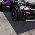 Garage Floor Mats 7.56FT x 6.56FT Absorbent Waterproof Washable U3961