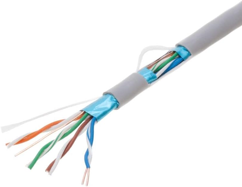 Black Solid 24AWG Cat5e Bulk Network Cable UTP C595214
