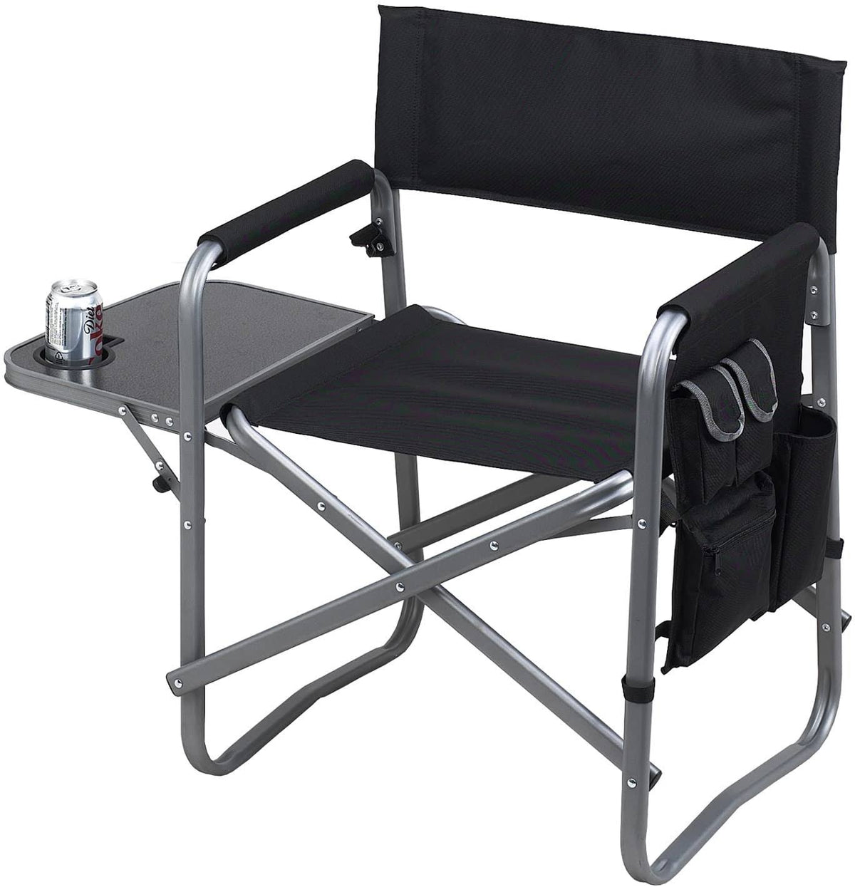 Folding Camping Chair with Table and Removable Cooler F996
