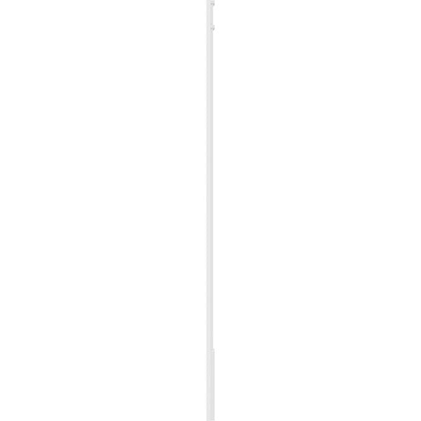 Flat Panel PVC Pilaster with Decorative Capital & Base (Pair) R8584