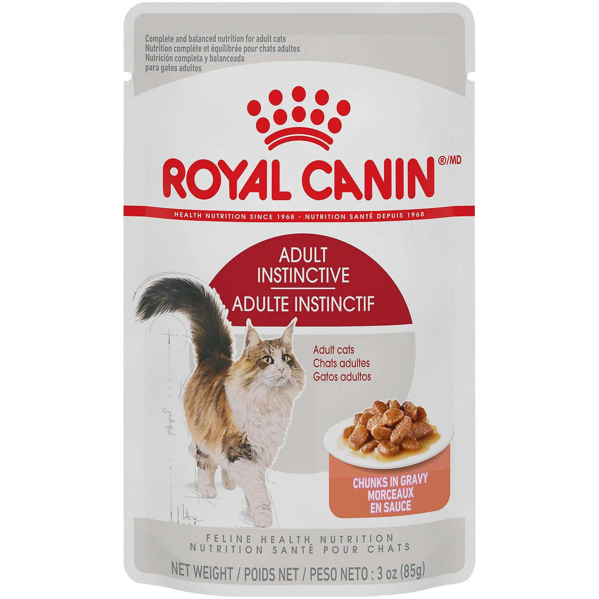 Adult Instinctive Chunks in Gravy Cat Food Pouch Q4030
