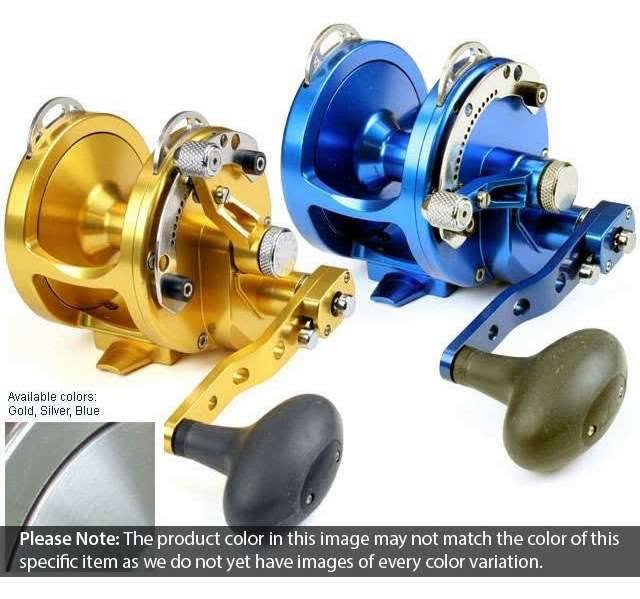Blue Two-Speed Lever Drag Casting Reels H357